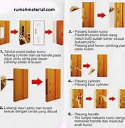 Cara Bongkar Pasang Slot Pintu Kayu